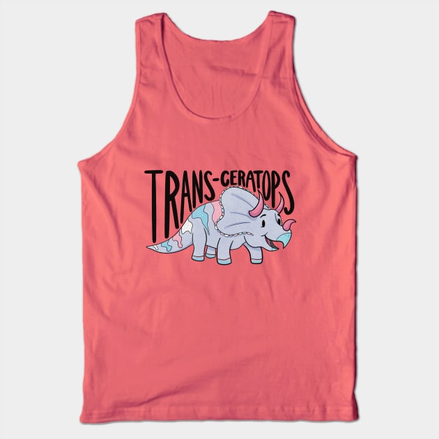 Trans-ceratops Tank Top by ehaswellart